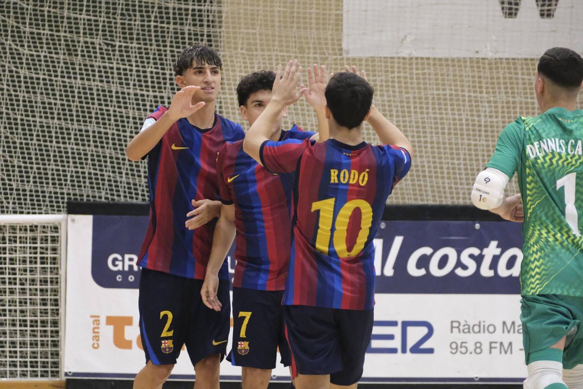 Imatges del Covisa Manresa - Barça Atlètic del Trofeu Les Codines