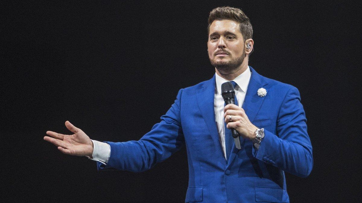 El 'crooner' canadiense Michael Bublé, en el Sant Jordi.