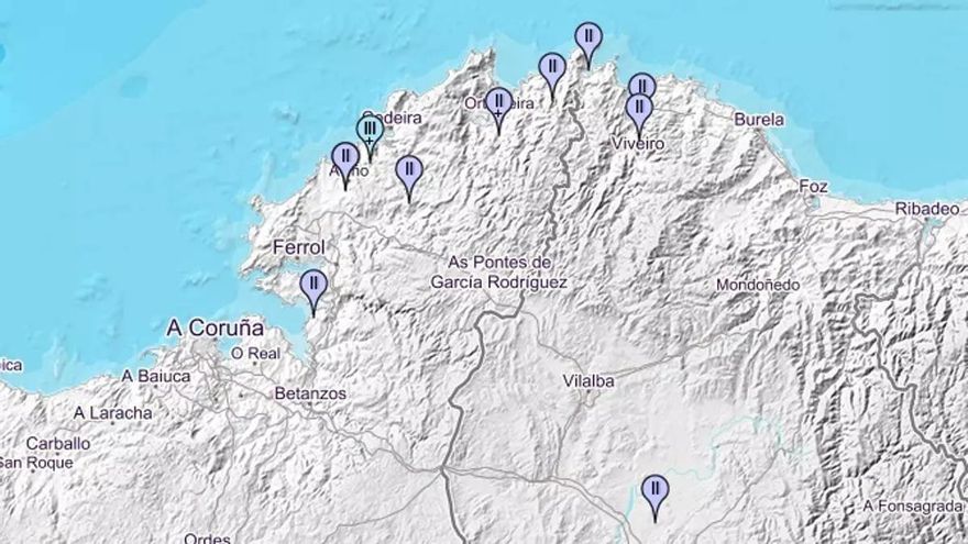 Un terremoto en el mar de magnitud 3 sacude la costa norte de Galicia