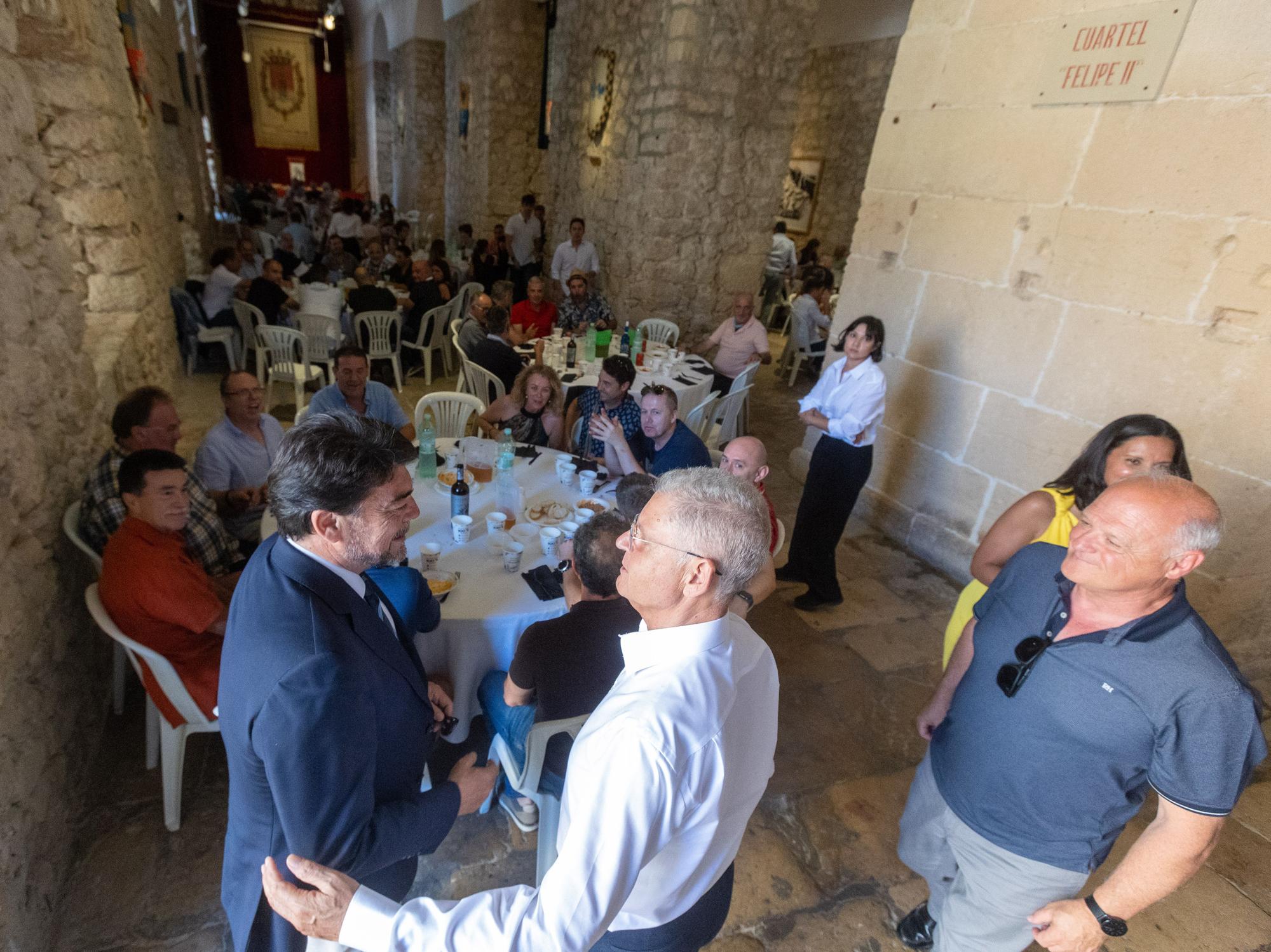 Celebración de los trabajadores del ayuntamiento de Alicante de Santa Rita