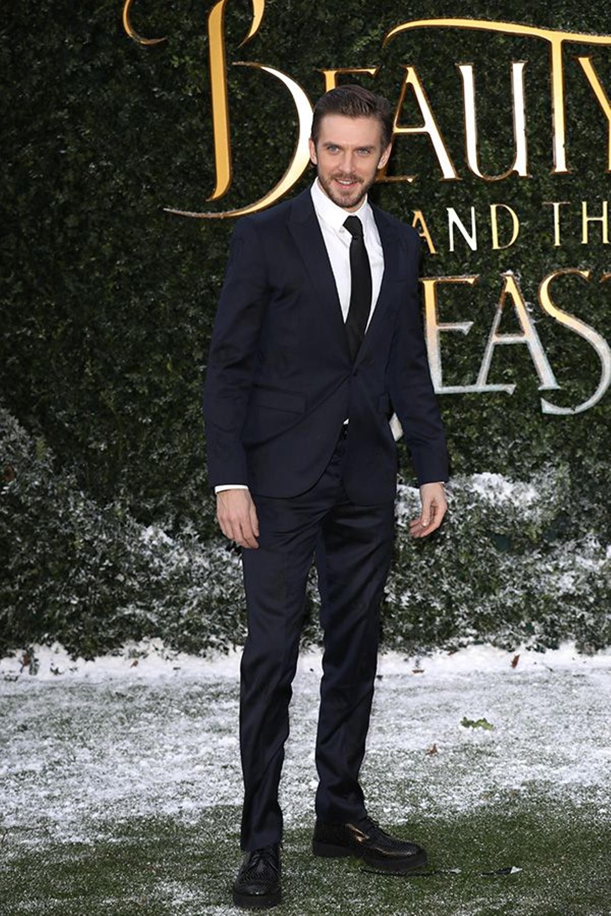 Dan Stevens en la presentación de 'La Bella y La Bestia' en Londres