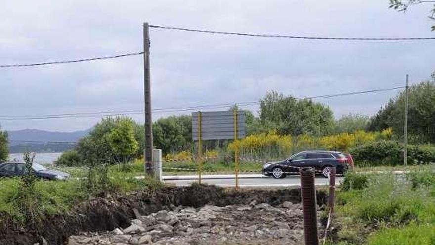 Obras de la nueva calle de A Illa.  // Noé Parga