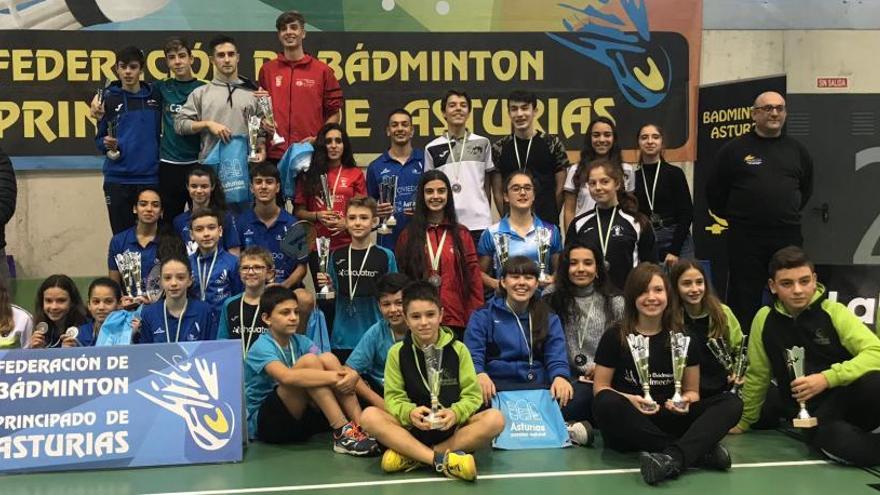 Asturias consiguió siete medallas en el Master jóvenes sub-13 y sub-17