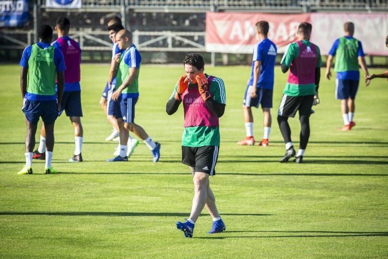 El Real Zaragoza vuelve a los entrenamientos