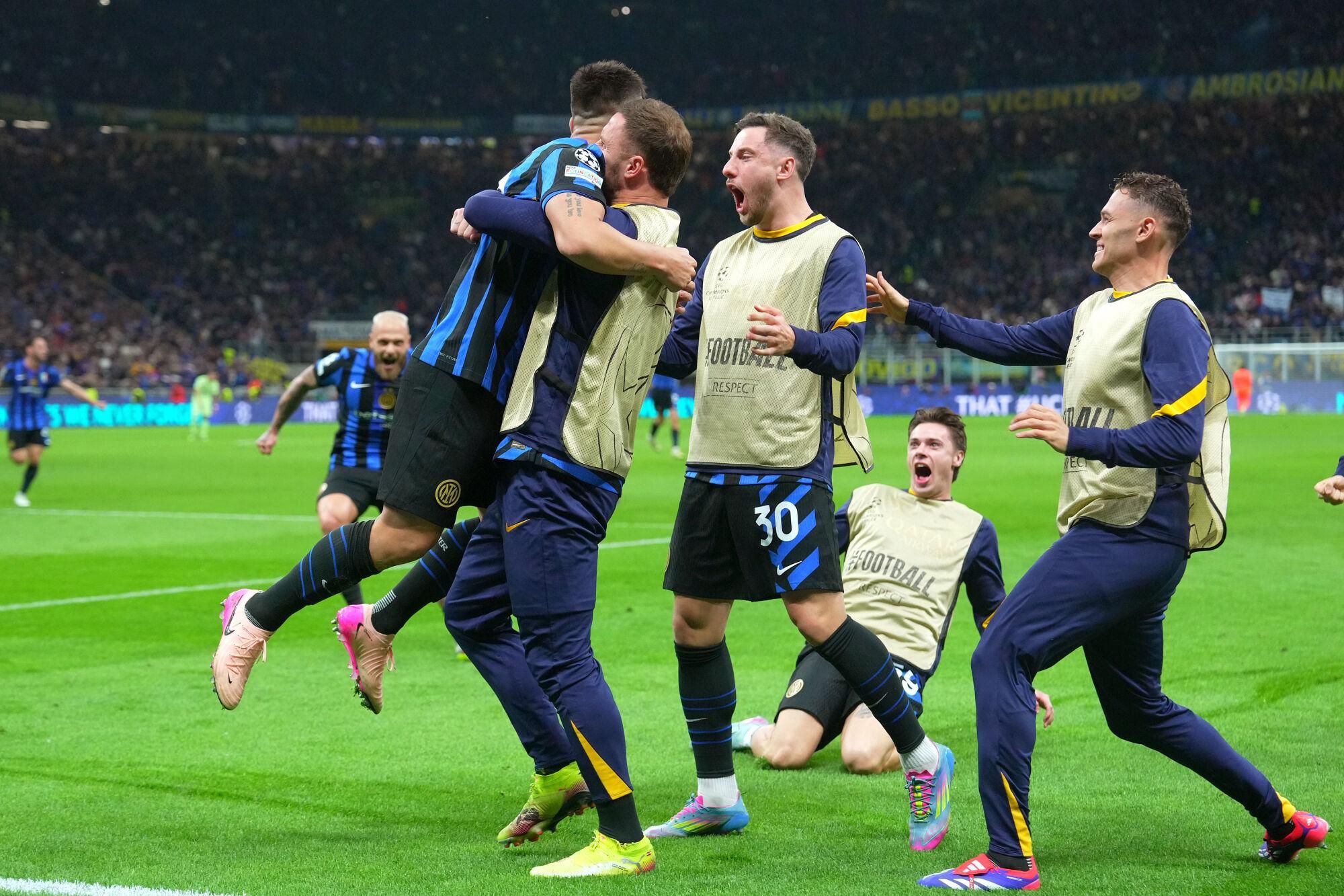 Les millors imatges de l'Inter - Barça de semifinals de Champions