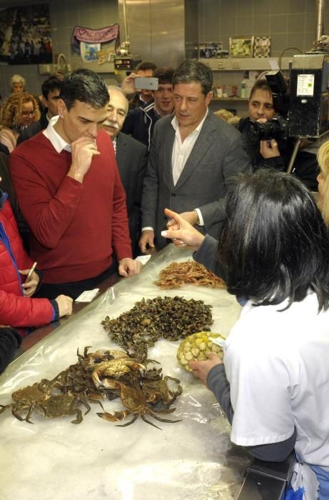 Baño de masas de Pedro Sánchez en A Coruña