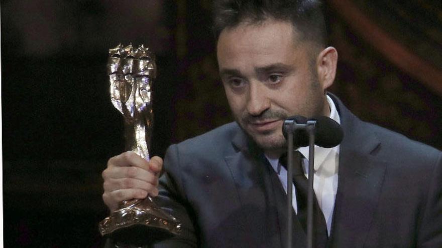 El director Juan José Bayona, en la gala de los IX Premios Gaudí