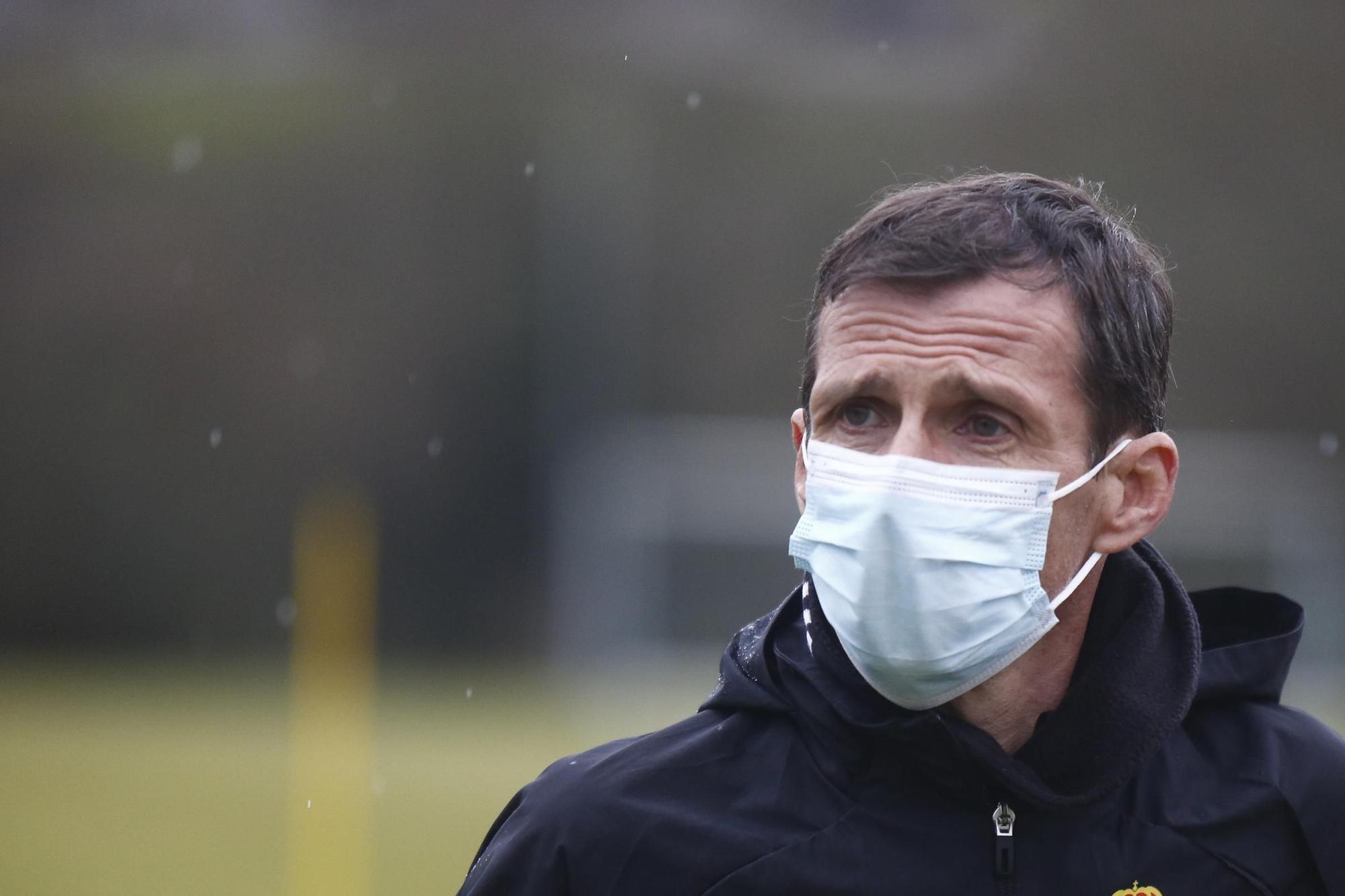 Entrenamiento del Oviedo