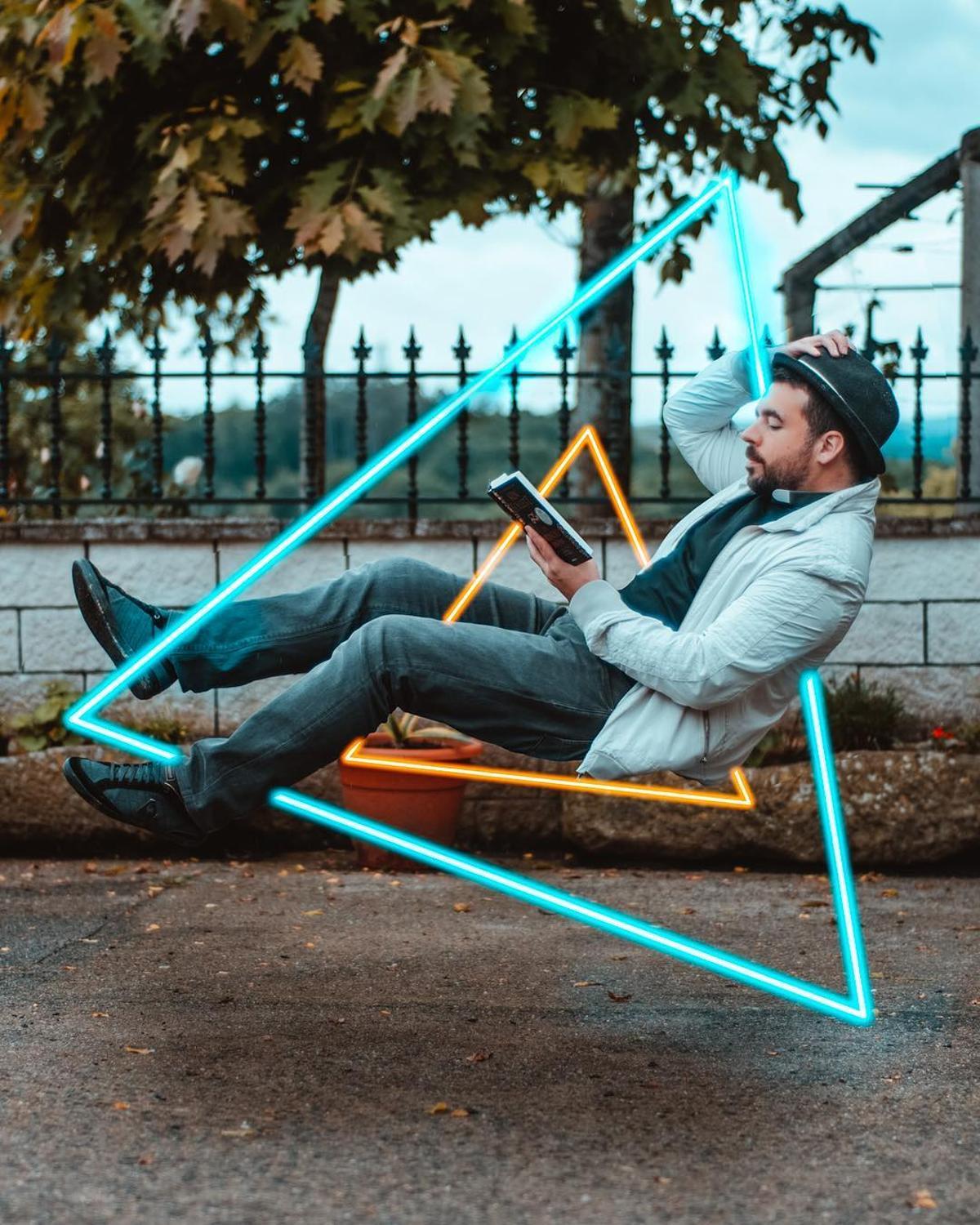 Fotografía subida a las redes sociales del párroco de Santiago A Nova, Daniel Gil.