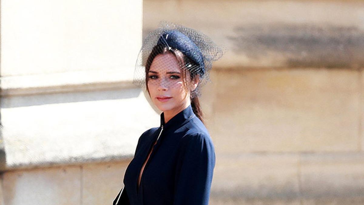 Victoria Beckham en la boda del Príncipe Harry y Meghan Markle