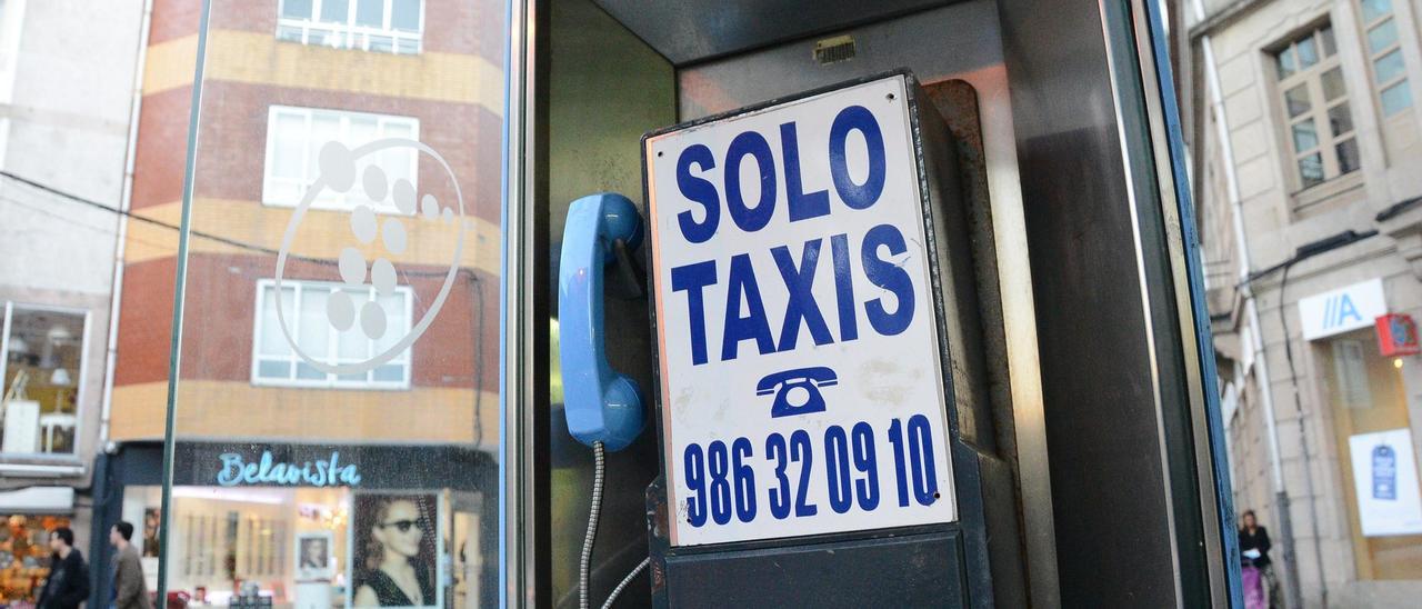 Teléfono de la parada de taxistas de Bueu