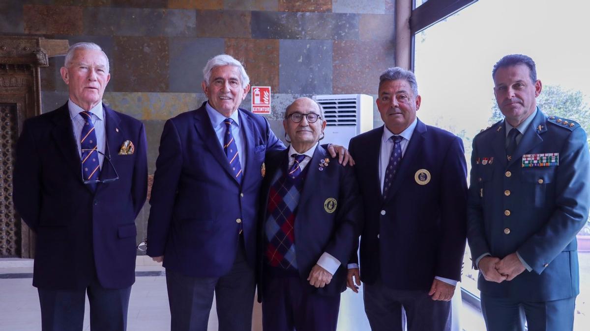 Andrés Torrubia, en el homenaje del mundo del golf