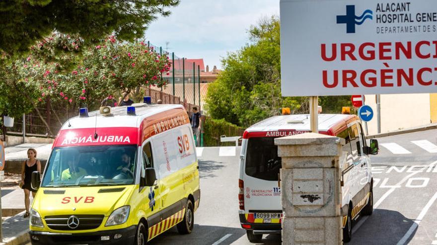 Acceso a Urgencias del Hospital General de Alicante