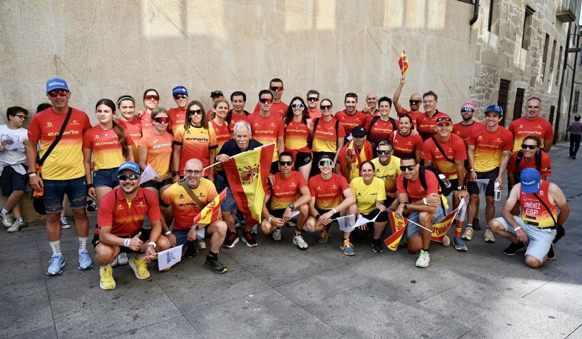 Integrantes de la selección
española. | R. V.