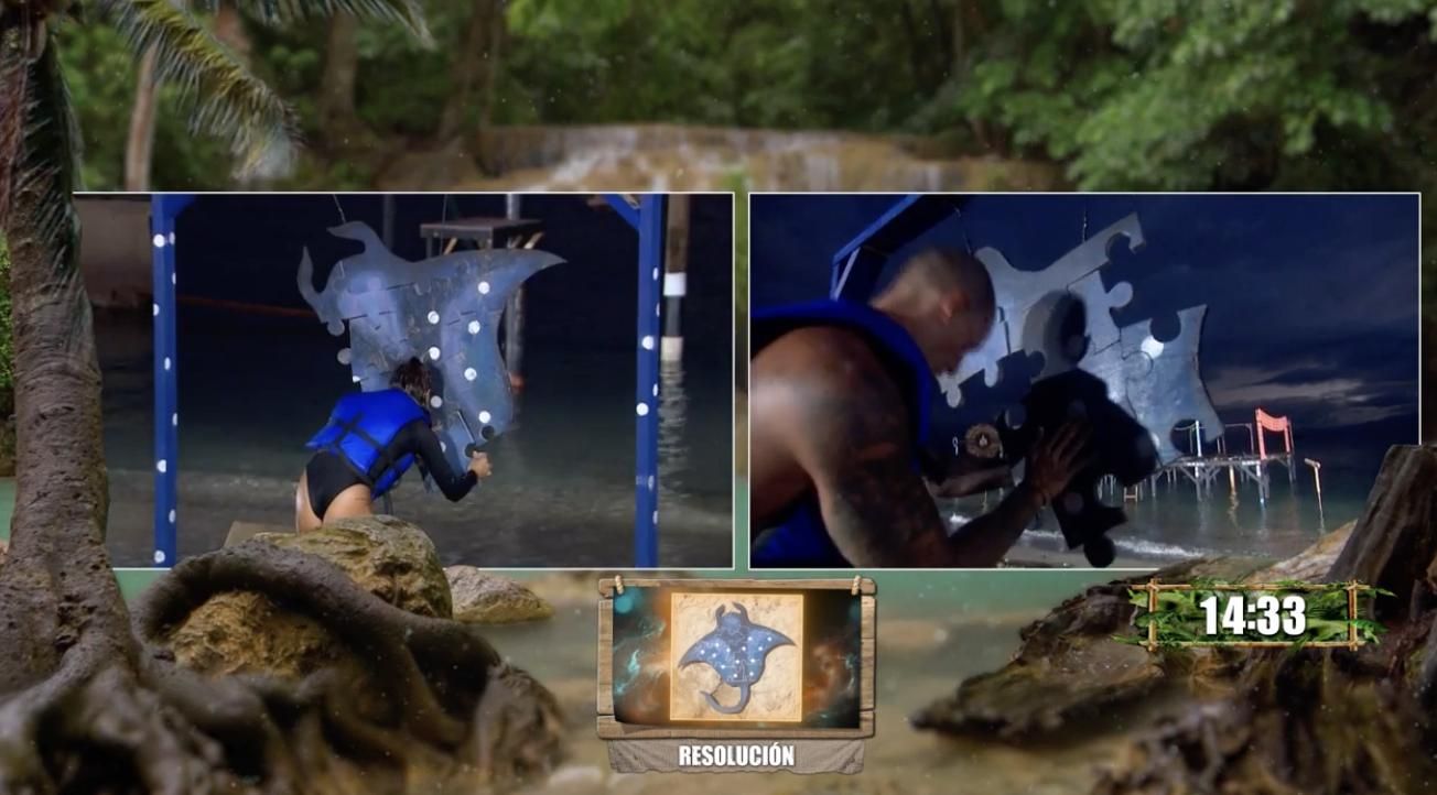 La prueba en el agua, con puzzle incluido, por el collar de líder