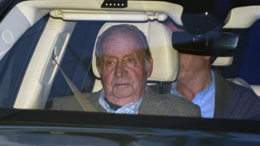 Juan Carlos I antes de abandonar España.