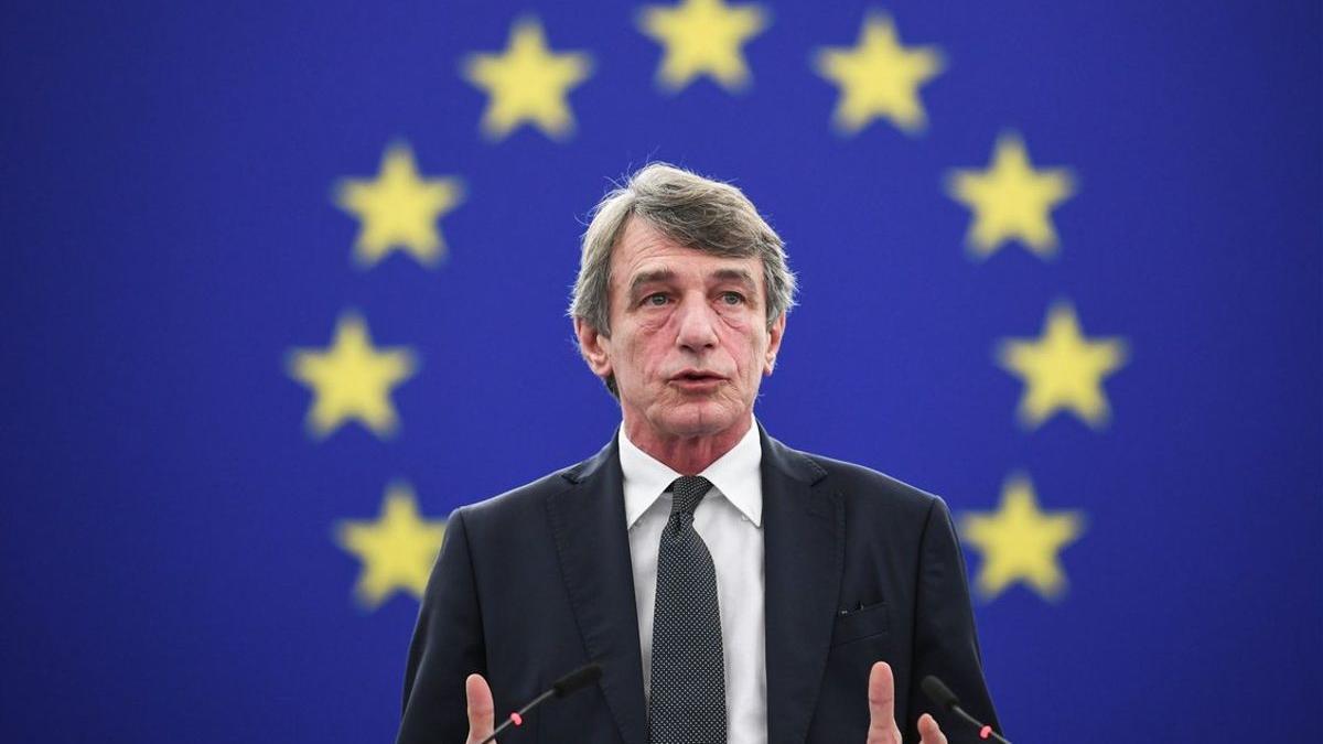 El presidente del Parlamento Europeo, David-Maria Sassoli.