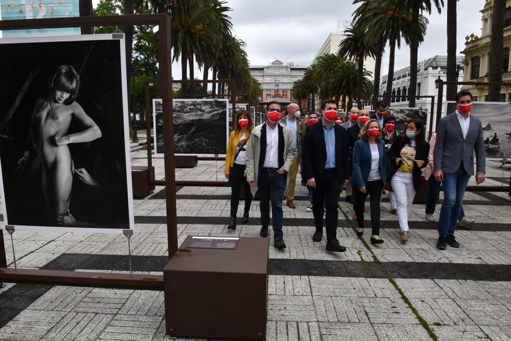 Nadia Calviño y Gonzalo Caballero en A Coruña