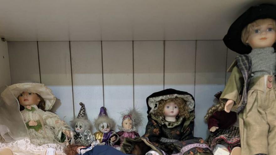 Algunas de las muñecas donadas por particulares.