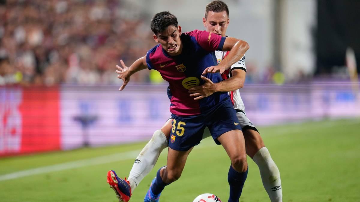 De Frutos, en un lance con Gerard Martín en Vallecas