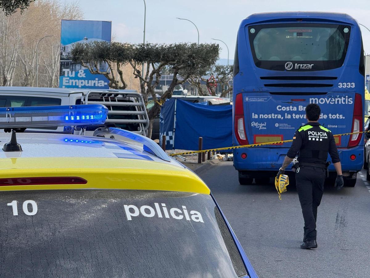 Les fotos de l'accident d'Empuriabrava on ha mort una mestra Les fotos de l'accident d'Empuriabrava on ha mort una mestra