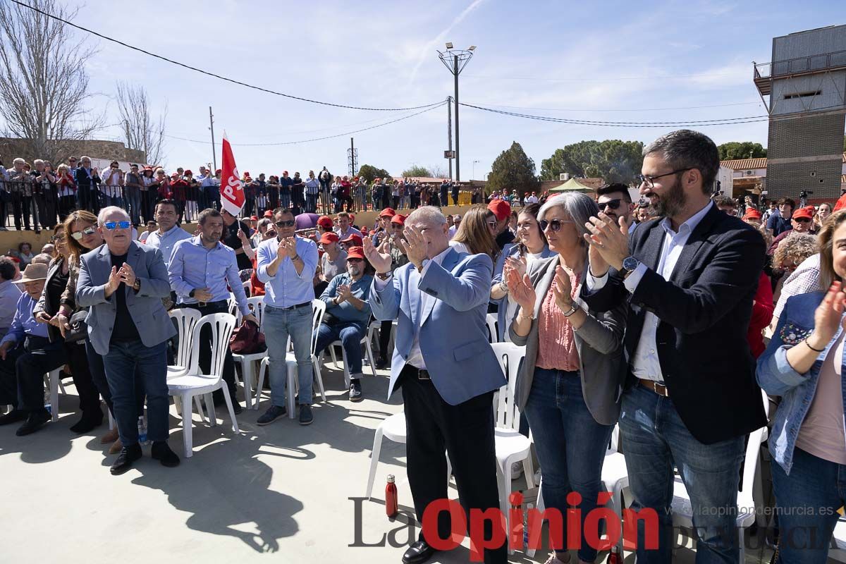 Presentación de José Vélez como candidato del PSOE a la presidencia de la Comunidad