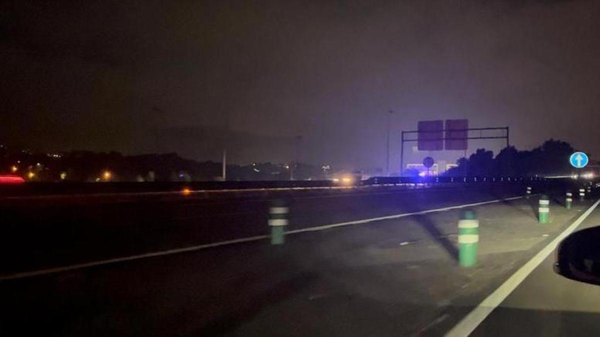 El lugar del accidente
