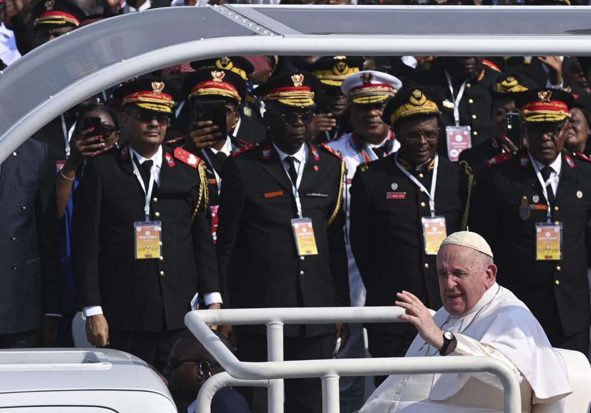La visita del papa Francisco en el Congo