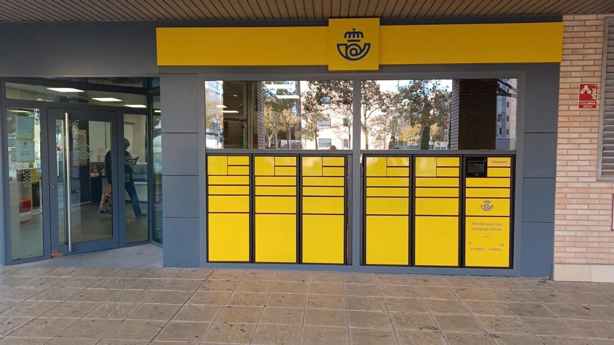 Citypaq de Correos, operativo todos los días de la semana, en la sucursal 2 de Zaragoza, en el distrito zaragozano de Valdespartera