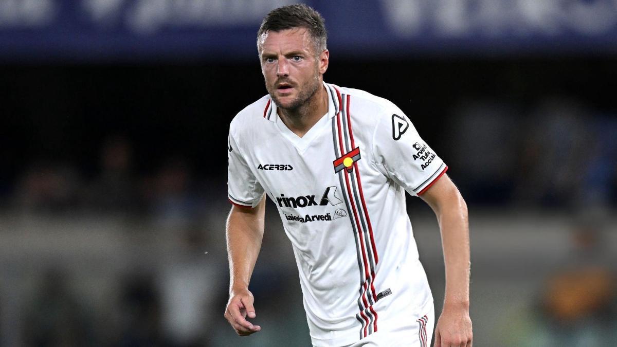 Jamie Vardy en su debut con la Cremonese