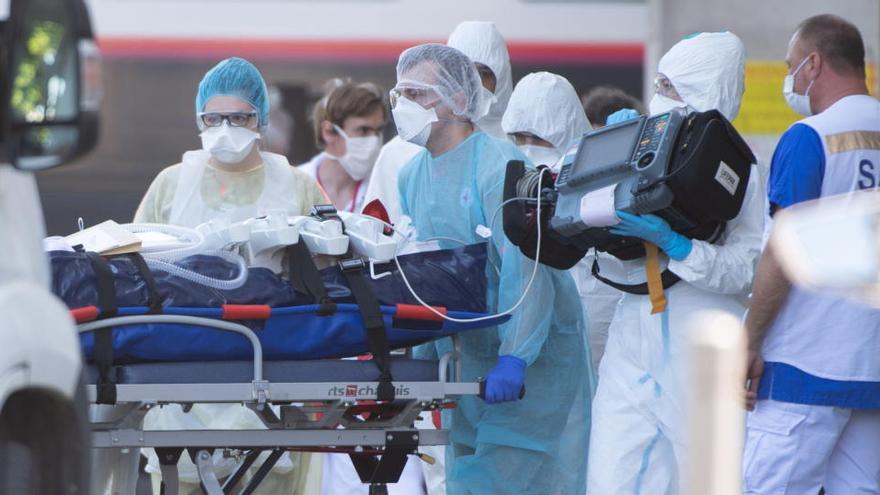 Un equipo médico en Burdeos.