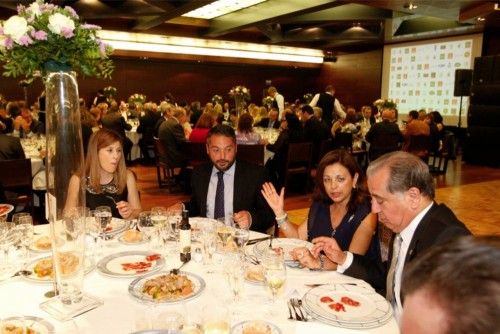 Cena de gala de la gran familia sardinera