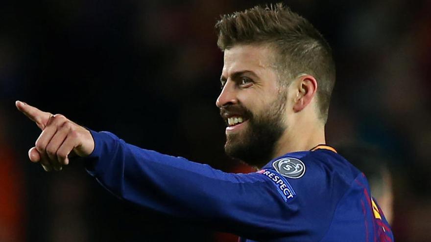 Gerard Piqué en una foto d&#039;arxiu d&#039;un partit disputat el 4 d&#039;abril del 2018