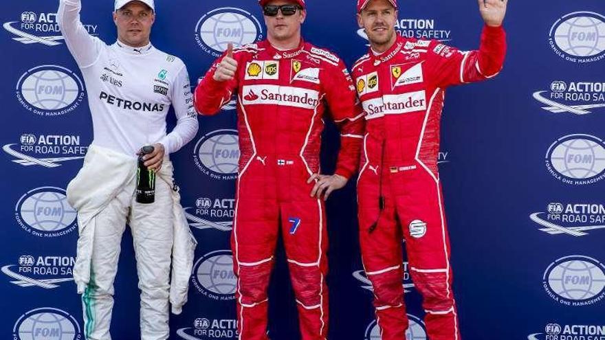 &quot;Iceman&quot; Raikkonen vuelve a la pole nueve años después