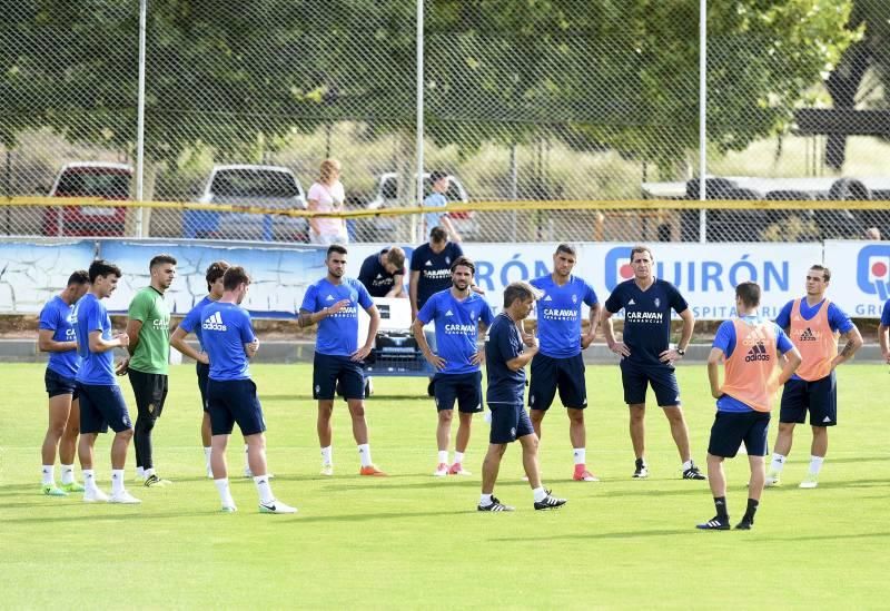 Primer entrenamiento del Real Zaragoza