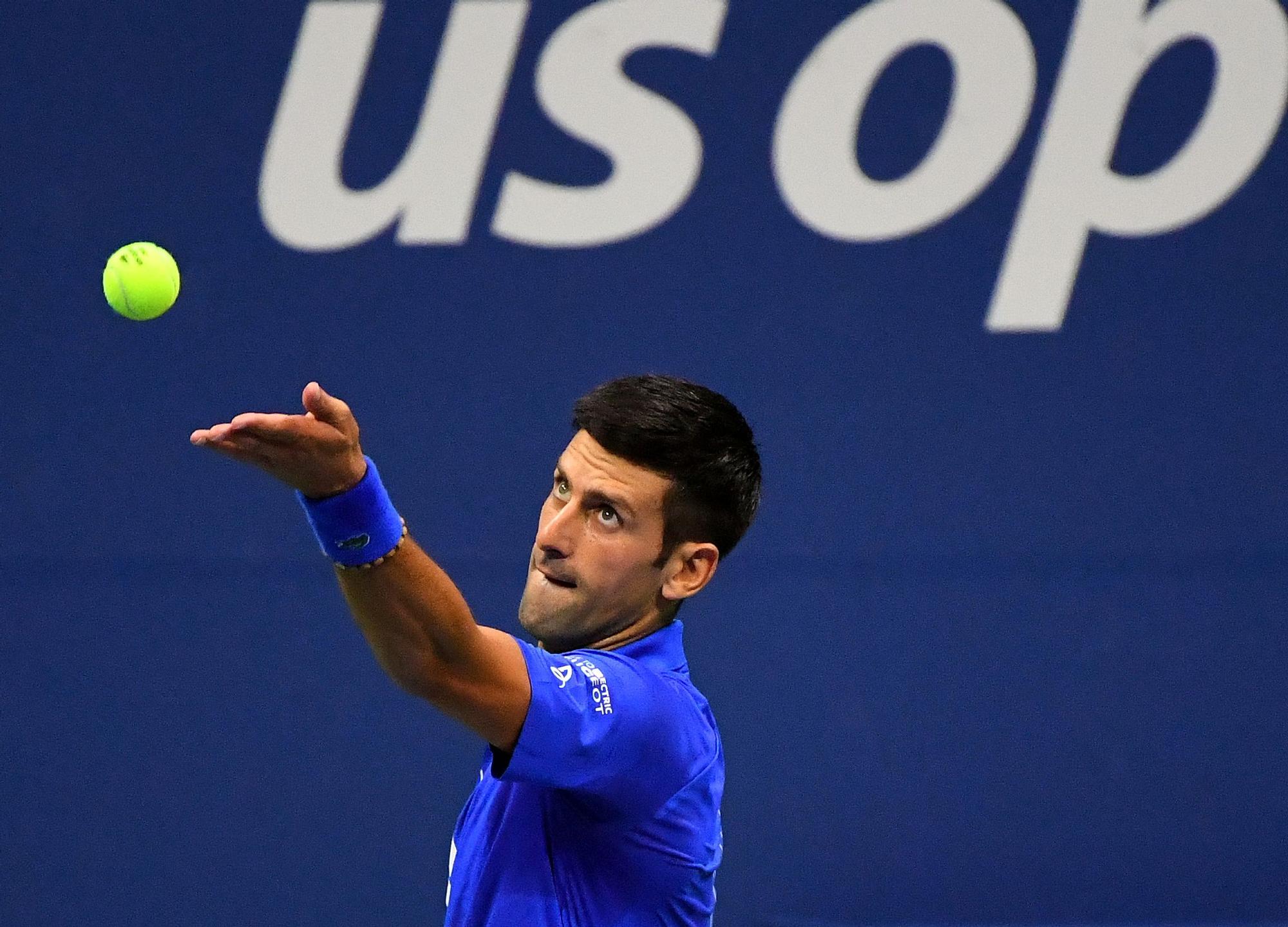 Djokovic disputa un punto durante la pasada edición