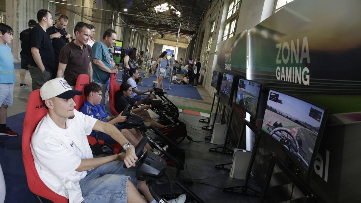 Los 'gamers' en La Vega.