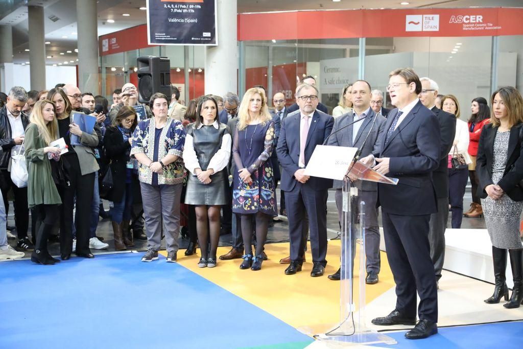 Inauguración de Cevisama 2020