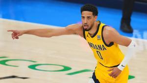 Tyrese Haliburton, antes de lesionarse