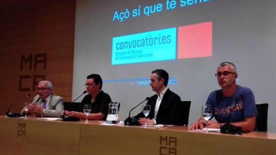 De izquierda a derecha, Asencio, Vayà, Pérez Pont y López Marín.