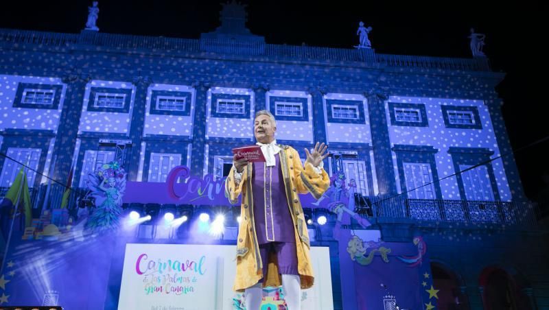 07.02.20. Las Palmas de  Gran Canaria. Pasacalles y pregón del Carnaval . Foto Quique Curbelo  | 07/02/2020 | Fotógrafo: Quique Curbelo