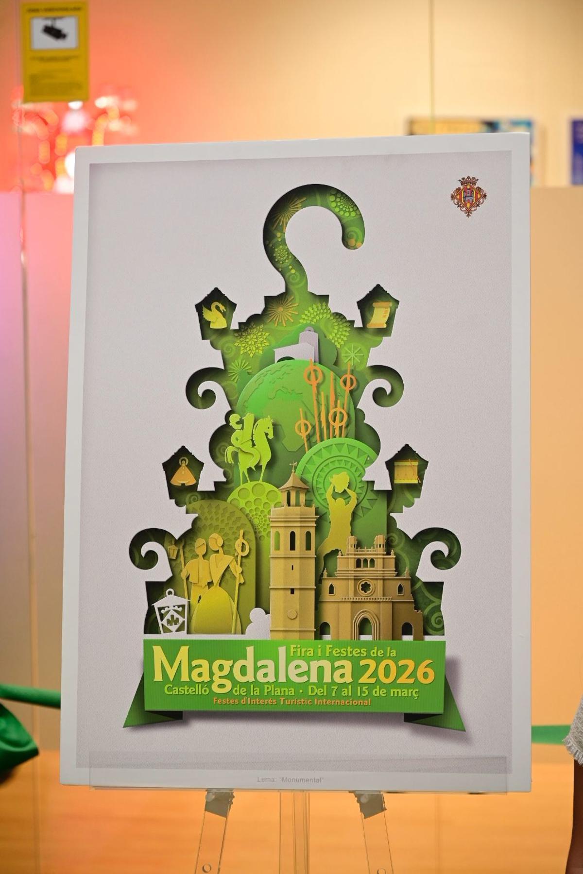 El cartel anunciador oficial de las fiestas de la Magdalena 2026, obra de Juan Diego Ingelmo.