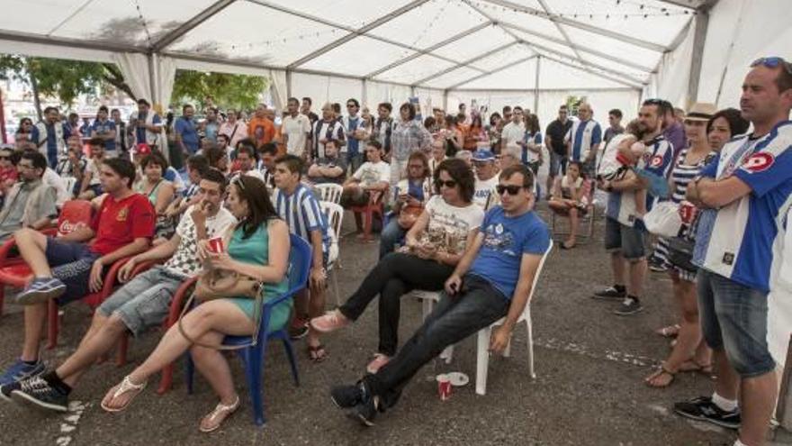 Seguimiento del Cádiz-Hércules de la pasada temporada, ofrecido también por informacióntv.