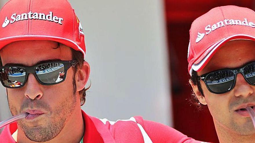 Massa &#039;atiza&#039; a Alonso por su etapa en Ferrari