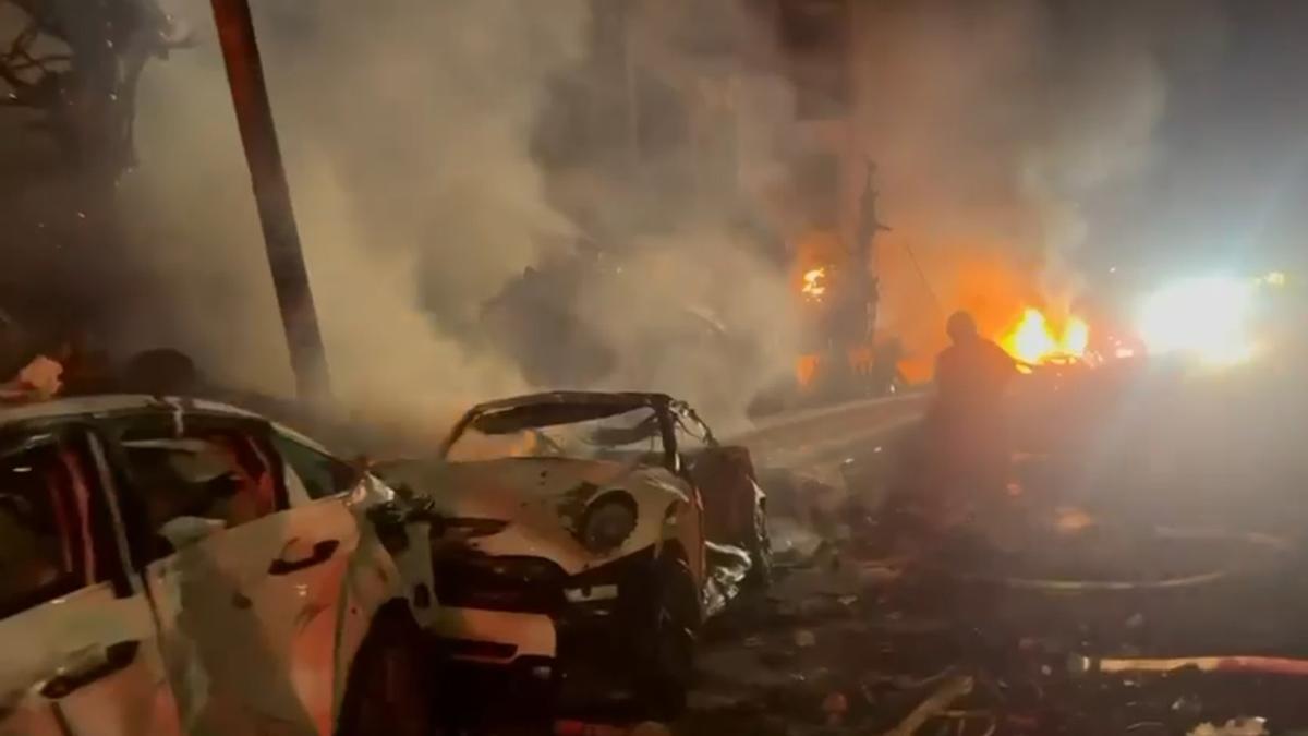 Irán golpea el centro de Israel