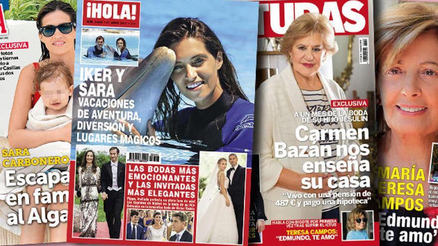 Las portadas de la prensa rosa de esta semana.