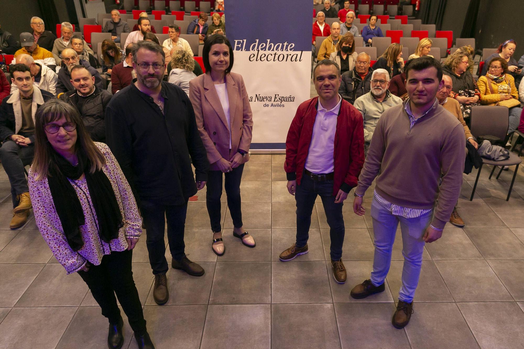 EN IMÁGENES, el debate electoral organizado por LA NUEVA ESPAÑA en Corvera