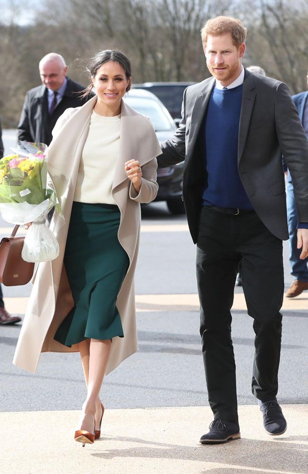 Meghan Markle sorprende con unos originales pumps