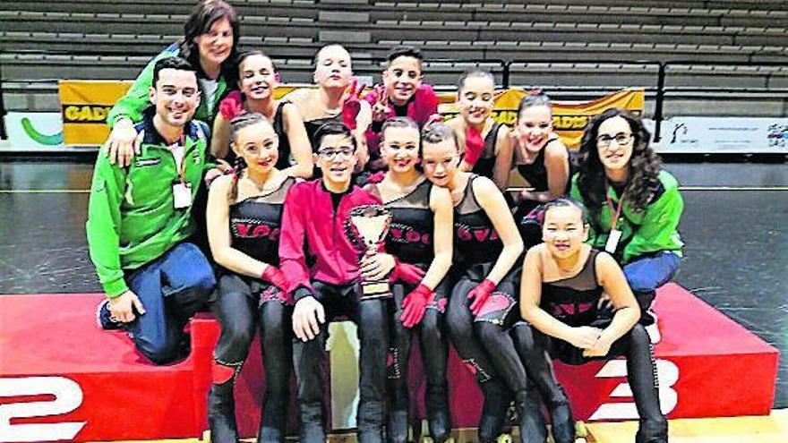 Equipo de patinaje del colegio Liceo La Paz.