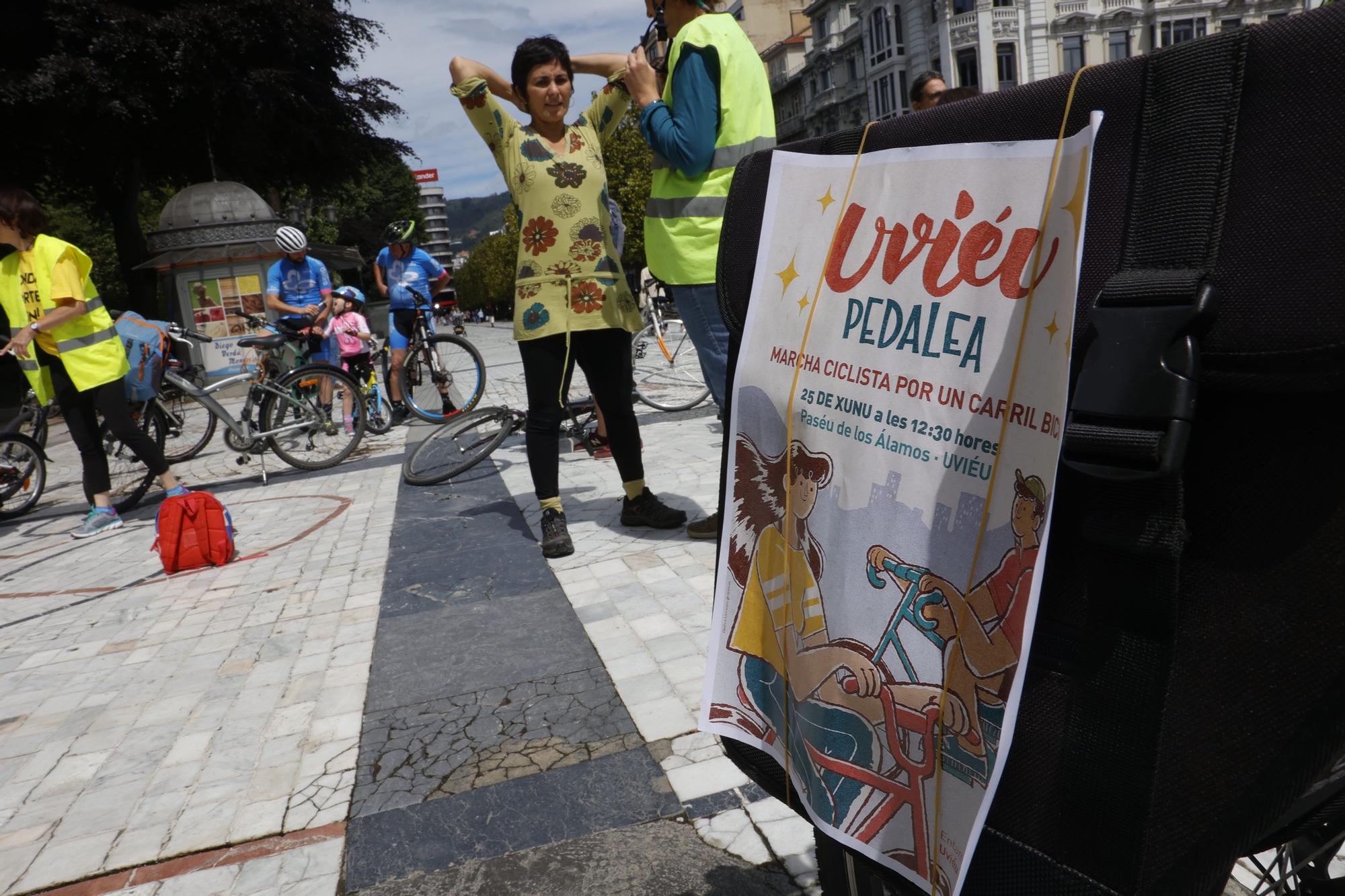 En imágenes: así fue la marcha cicloturista en Oviedo para pedir carriles bici